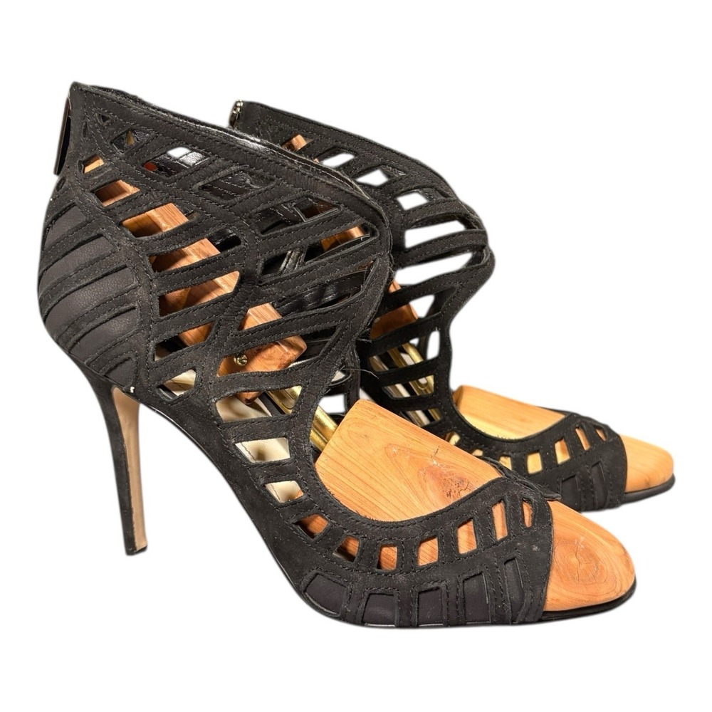Women's BCBGeneration Drita Cut-Out High Heel Bootie Black Size 10
